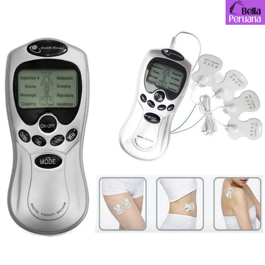 ELECTROESTIMULADOR 4 PARCHES TENS MULTIFUNCIONAL