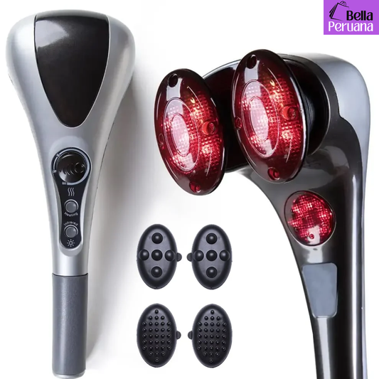 MASAJEADOR ELECTRICO DE INFRARROJOS- DOBLE CABEZAL