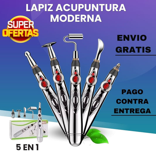 LAPIZ DE ACUPUNTURA PREMIUN 5 EN 1