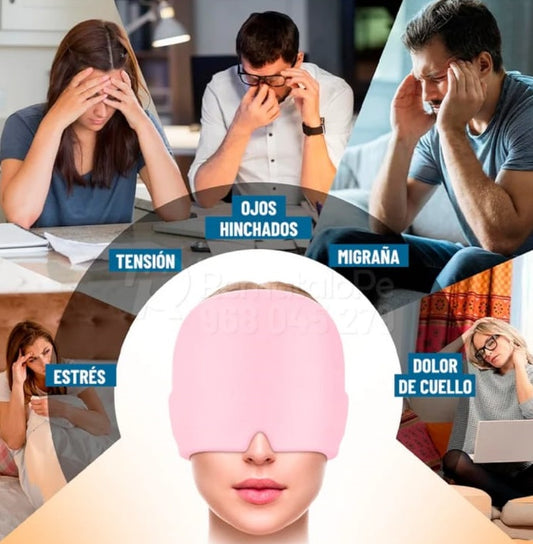 GORRO GEL FRIO-CALOR PARA MIGRAÑA Y DOLOR DE CABEZA